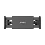 AISENS - Soporte Coche Ajustable (1 Pivote) Para Reposacabezas Para Telefono / Tablet, Negro