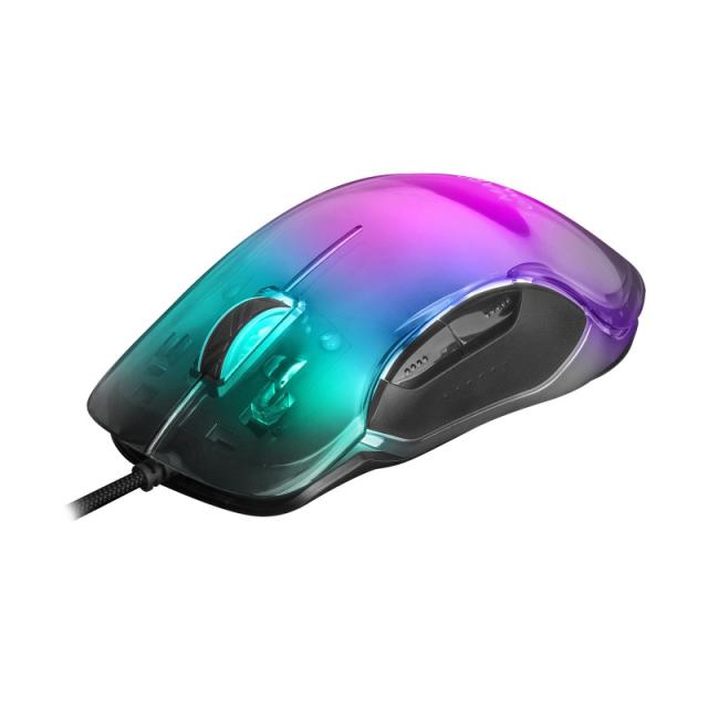 Mars Gaming - MMGLOW Ratón, Negro, One size