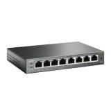 TP-Link - TL-SG108PE Gestionado L2 Gigabit Ethernet (10/100/1000) Energía sobre Ethernet (PoE) Negro