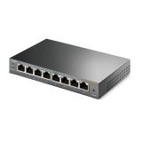 TP-Link - TL-SG108PE Gestionado L2 Gigabit Ethernet (10/100/1000) Energía sobre Ethernet (PoE) Negro