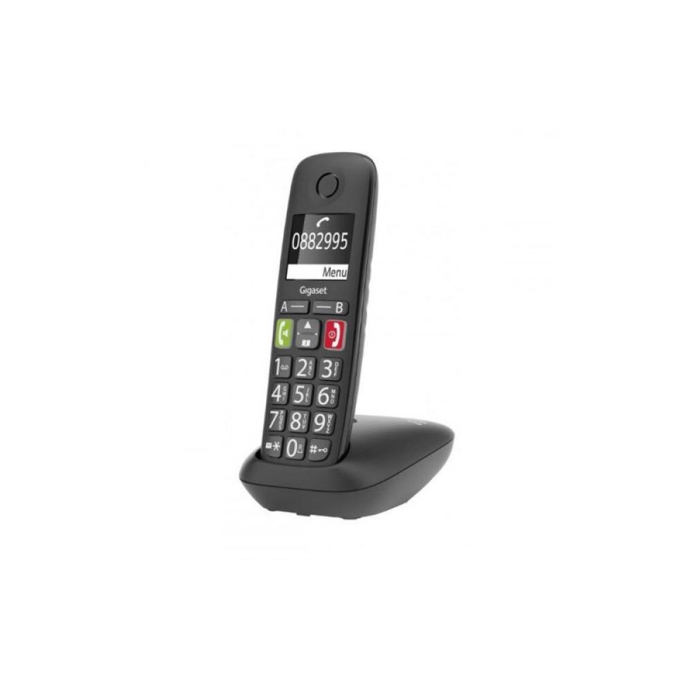 Gigaset - S30852-H2901-D201 teléfono Teléfono DECT/analógico Identificador de llamadas Negro