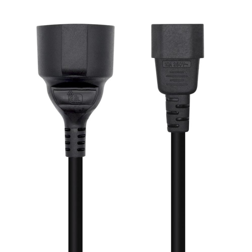 AISENS - Cable Alimentación 16A, C14/M A CEE7/H, 25cm