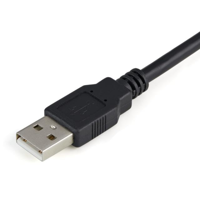 StarTech.com - Cable 1,8m USB a Puerto Serie Serial RS232 DB9 con Retención del Puerto de Asignación COM