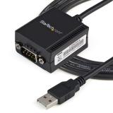 StarTech.com - Cable 1,8m USB a Puerto Serie Serial RS232 DB9 con Retención del Puerto de Asignación COM