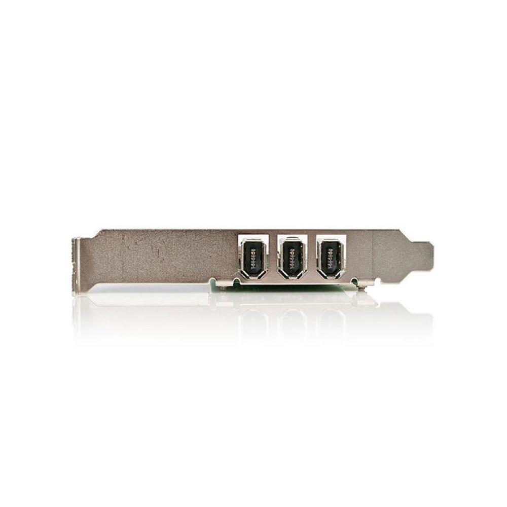 StarTech.com - Adaptador Tarjeta Controladora FireWire 400 PCI 4 Puertos FW 6 Pin Chipset TI - IEEE 1394a