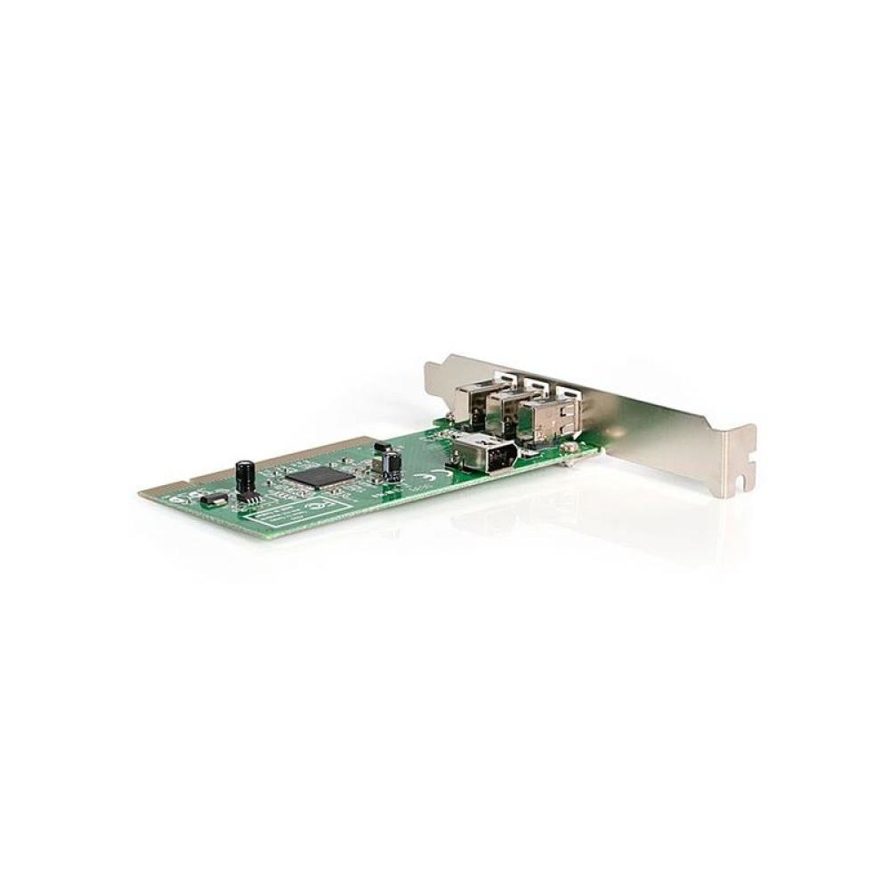 StarTech.com - Adaptador Tarjeta Controladora FireWire 400 PCI 4 Puertos FW 6 Pin Chipset TI - IEEE 1394a