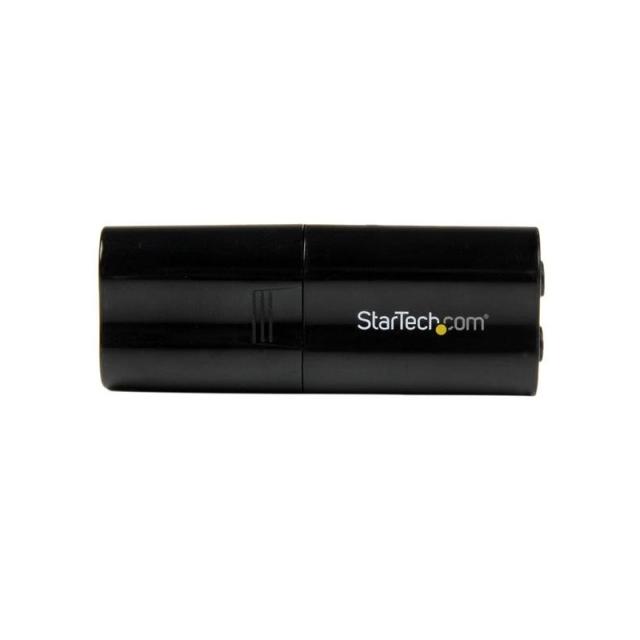 StarTech.com - Tarjeta de Sonido Estéreo USB Externa Adaptador Conversor - Negro