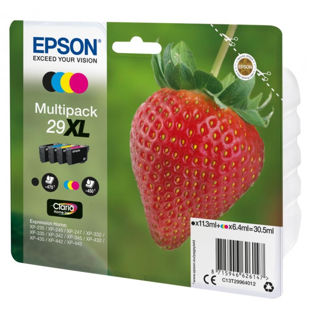 Epson - Strawberry Multipack 4-colours 29XL Claria Home Ink - C13T29964022