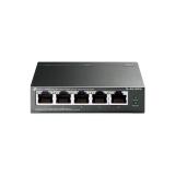 TP-Link - TL-SG105PE switch Gestionado L2 Gigabit Ethernet (10/100/1000) Energía sobre Ethernet (PoE) Negro