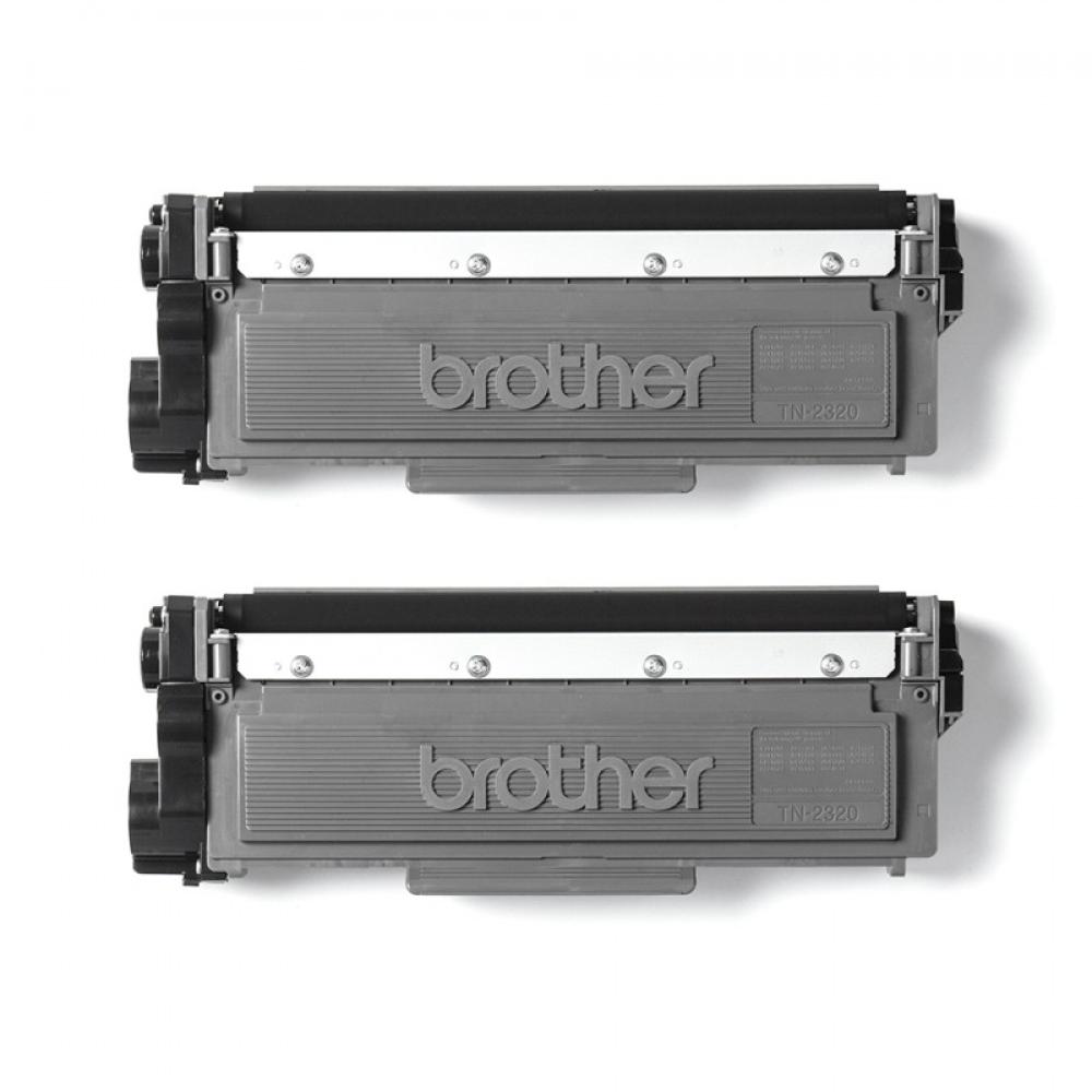 Brother - TN-2320TWIN cartucho de tóner 1 pieza(s) Original Negro