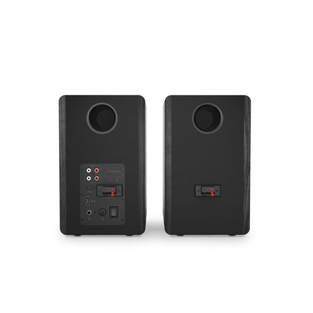 Energy Sistem - Studio Monitor 4 Hi Fi De 2 vías Gris, Madera Inalámbrico y alámbrico 50 W