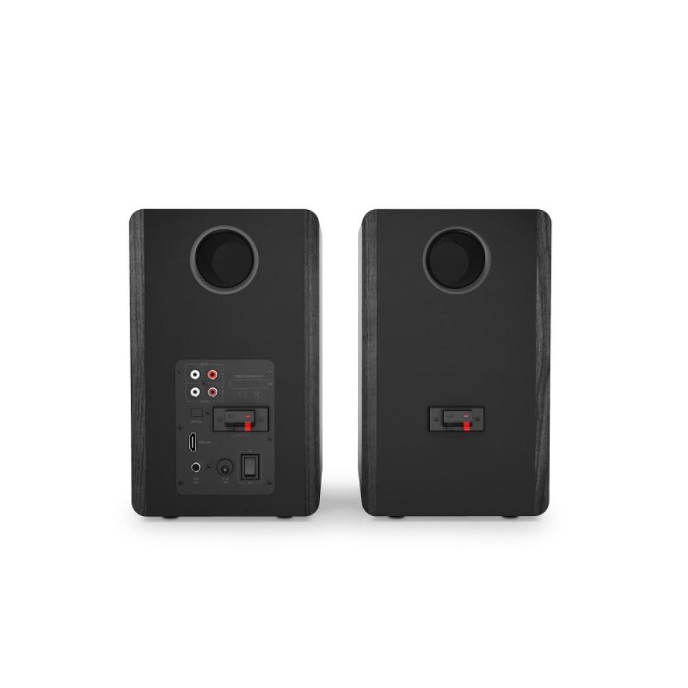 Energy Sistem - Studio Monitor 4 Hi Fi De 2 vías Gris, Madera Inalámbrico y alámbrico 50 W