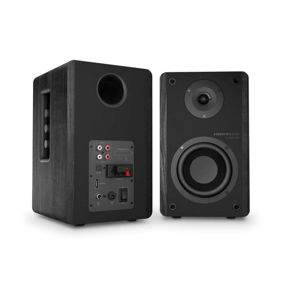 Energy Sistem - Studio Monitor 4 Hi Fi De 2 vías Gris, Madera Inalámbrico y alámbrico 50 W