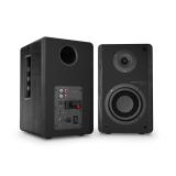 Energy Sistem - Studio Monitor 4 Hi Fi De 2 vías Gris, Madera Inalámbrico y alámbrico 50 W