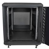 StarTech.com - Armario Rack para Servidores 12U 19" 4 Columnas - Rack de Servidores con Cerradura y Seguro - Rack co - RK1236BKF