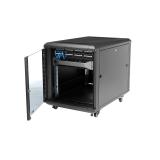 StarTech.com - Armario Rack para Servidores 12U 19" 4 Columnas - Rack de Servidores con Cerradura y Seguro - Rack co - RK1236BKF