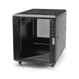 StarTech.com - Armario Rack para Servidores 12U 19" 4 Columnas - Rack de Servidores con Cerradura y Seguro - Rack co - RK1236BKF