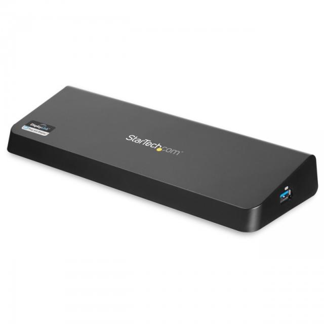 StarTech.com - Docking Station USB 3.0 para 2 Monitores HDMI y DisplayPort 4K - USB 3.0 a 4x USB-A, Ethernet, HDMI y DP - Replic