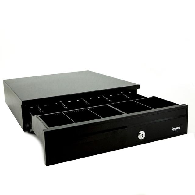 iggual - Cajón Portamonedas IRON-30 42cm 5+5 negro