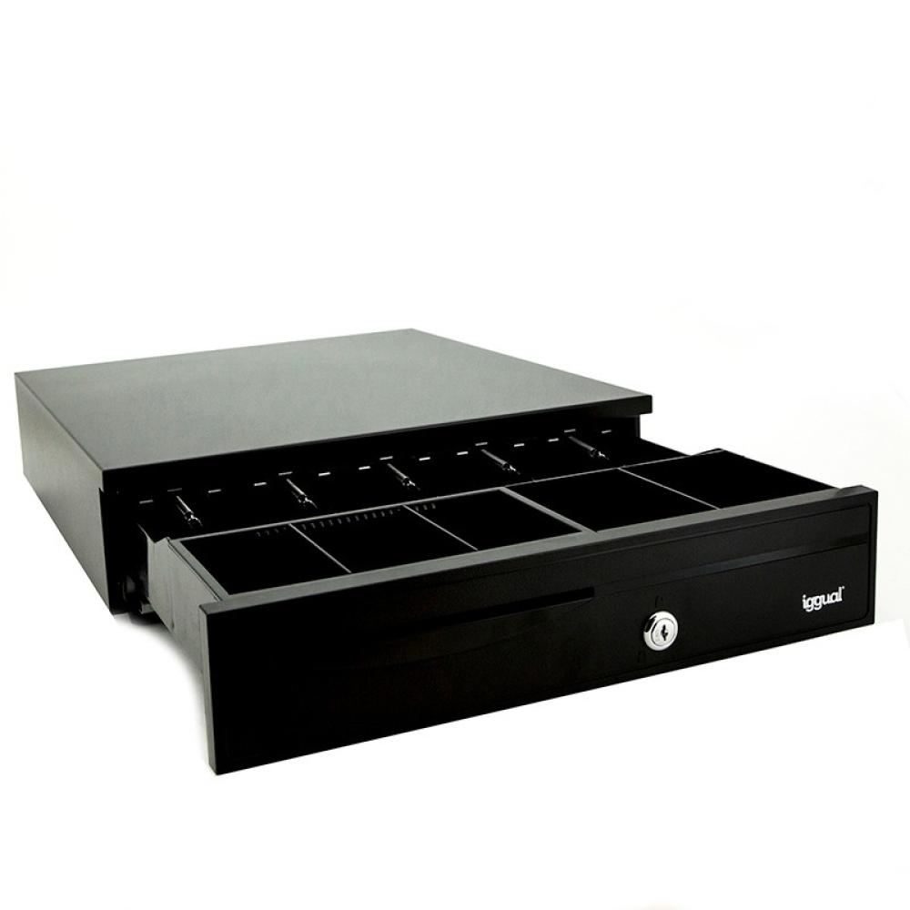 iggual - Cajón Portamonedas IRON-30 42cm 5+5 negro