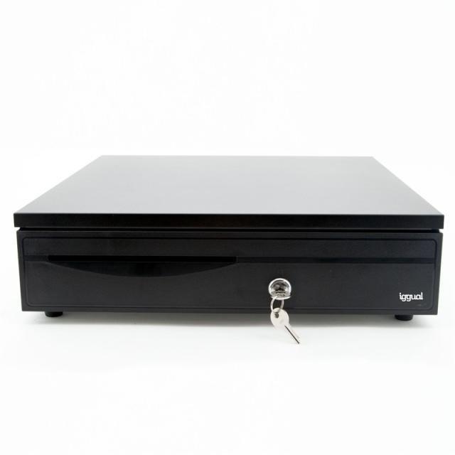 iggual - Cajón Portamonedas IRON-30 42cm 5+5 negro