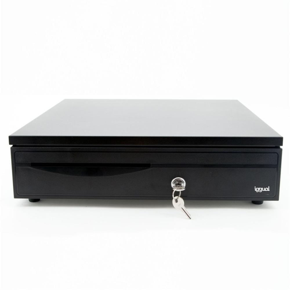 iggual - Cajón Portamonedas IRON-30 42cm 5+5 negro