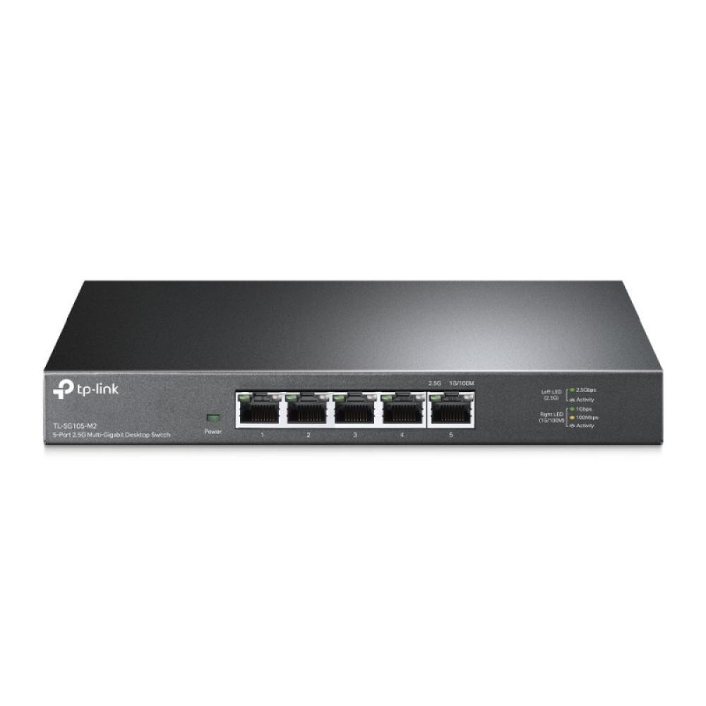 TP-Link - TL-SG105-M2 switch No administrado 2.5G Ethernet (100/1000/2500) Negro