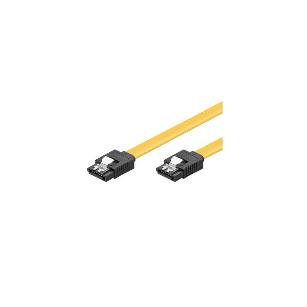 Ewent - EC1511 cable de SATA 0,5 m SATA 7-pin Negro, Amarillo