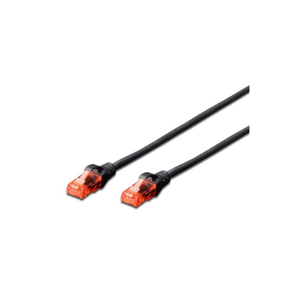 Ewent - IM1008 cable de red Negro 1 m Cat6 U/UTP (UTP)