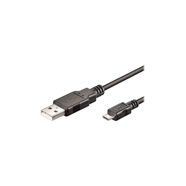 Ewent - EC1019 cable USB 1 m USB 2.0 Micro-USB A USB A Negro