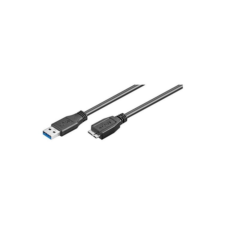 Ewent - EC1016 cable USB 1,8 m USB 3.2 Gen 1 (3.1 Gen 1) USB A Micro-USB B Negro