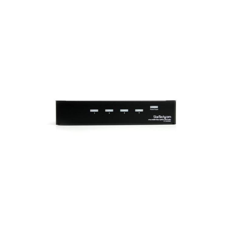 StarTech.com - Multiplicador HDMI de 4 puertos y amplificador de señal - Splitter - 1920x1200 -1080p