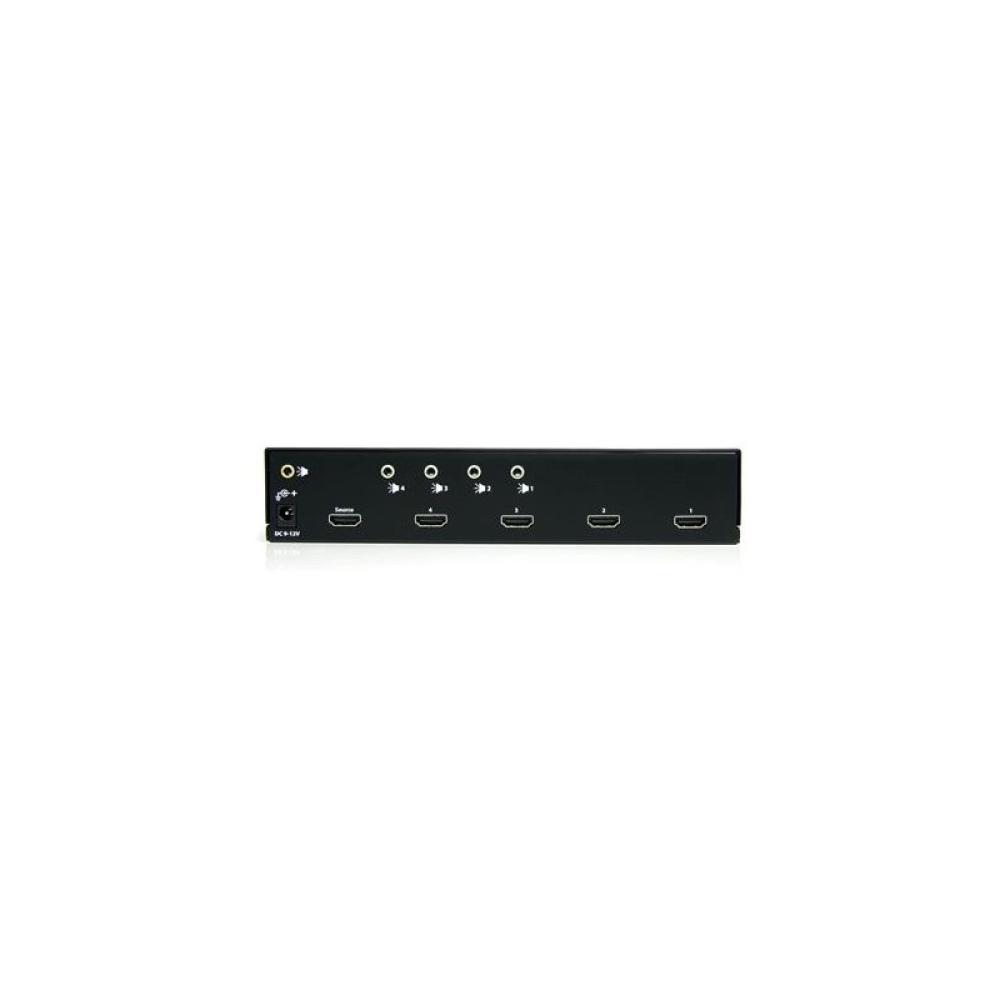 StarTech.com - Multiplicador HDMI de 4 puertos y amplificador de señal - Splitter - 1920x1200 -1080p