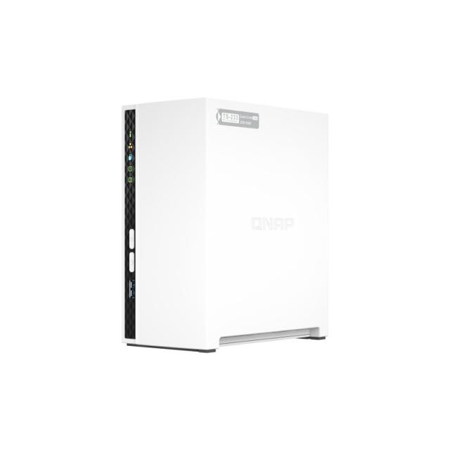 QNAP - TS-233 servidor de almacenamiento NAS Torre ARM Cortex-A55 2 GB 0 TB QNAP QTS Blanco