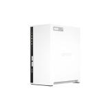 QNAP - TS-233 servidor de almacenamiento NAS Torre ARM Cortex-A55 2 GB 0 TB QNAP QTS Blanco