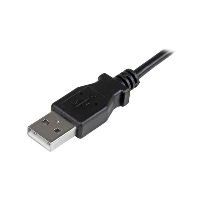 StarTech.com - Cable de 0,5m Micro USB Acodado a la Derecha para Carga y Sincronización de Smartphones o Tablets