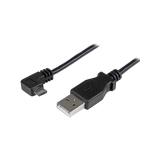 StarTech.com - Cable de 0,5m Micro USB Acodado a la Derecha para Carga y Sincronización de Smartphones o Tablets