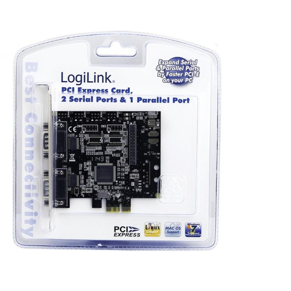 LogiLink - PC0033 tarjeta y adaptador de interfaz Interno Paralelo, De serie