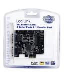 LogiLink - PC0033 tarjeta y adaptador de interfaz Interno Paralelo, De serie