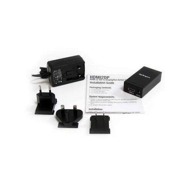 StarTech.com - Adaptador Conversor de Vídeo HDMI DVI a DisplayPort DP 1920x1200 - Cable Convertidor Activo