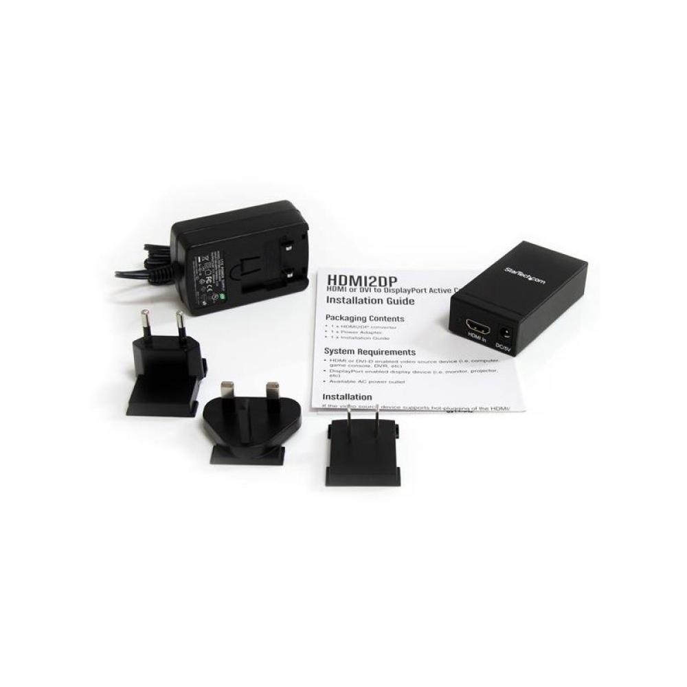 StarTech.com - Adaptador Conversor de Vídeo HDMI DVI a DisplayPort DP 1920x1200 - Cable Convertidor Activo