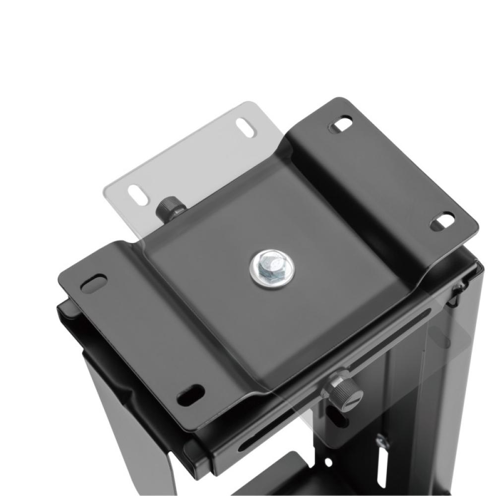 Ewent - EW1293 soporte de CPU Soporte para instalación de CPU bajo mesa Negro