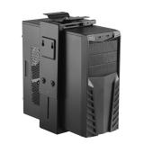 Ewent - EW1293 soporte de CPU Soporte para instalación de CPU bajo mesa Negro