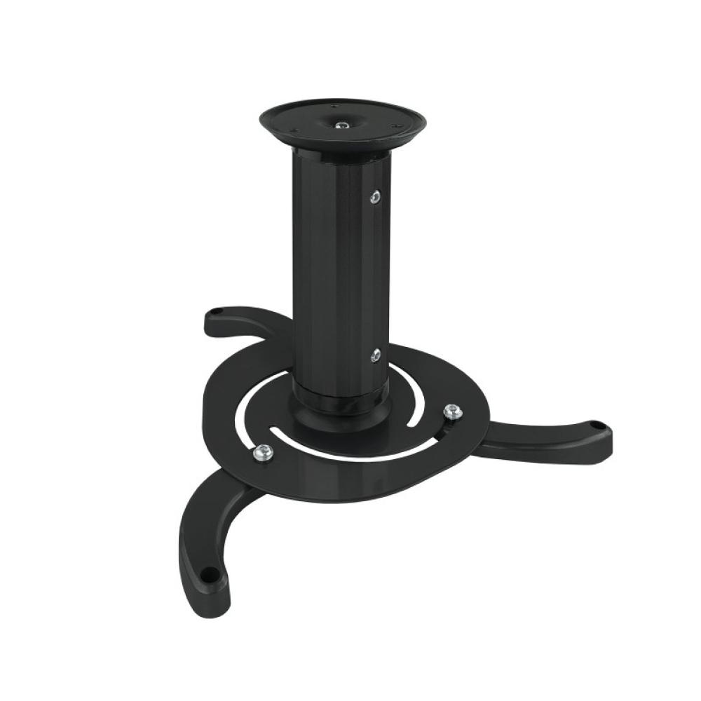 TooQ - SOPORTE UNIVERSAL DE TECHO GIRATORIO 360º PARA PROYECTOR NEGRO