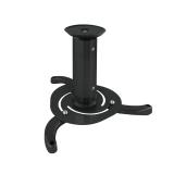 TooQ - SOPORTE UNIVERSAL DE TECHO GIRATORIO 360º PARA PROYECTOR NEGRO