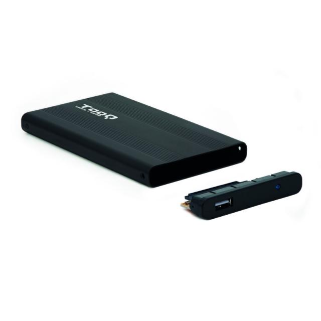 TooQ - CAJA HDD 2.5" SATA A USB 2.0 NEGRA