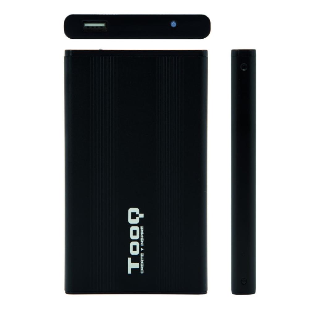 TooQ - CAJA HDD 2.5" SATA A USB 2.0 NEGRA