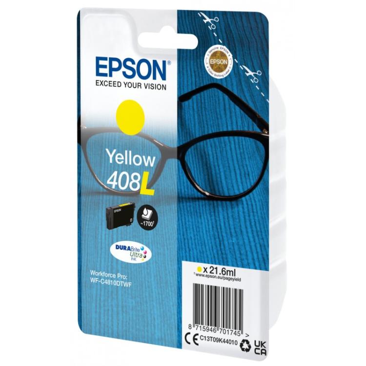Epson - Singlepack Yellow 408L DURABrite Ultra Ink