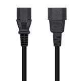 AISENS - Cable Alimentación CPU, C13/H-C14/M, Negro, 10 m