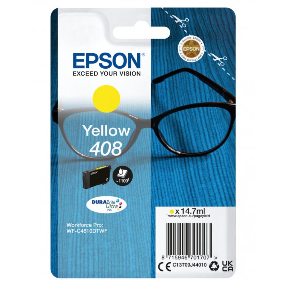 Epson - Singlepack Yellow 408 DURABrite Ultra Ink